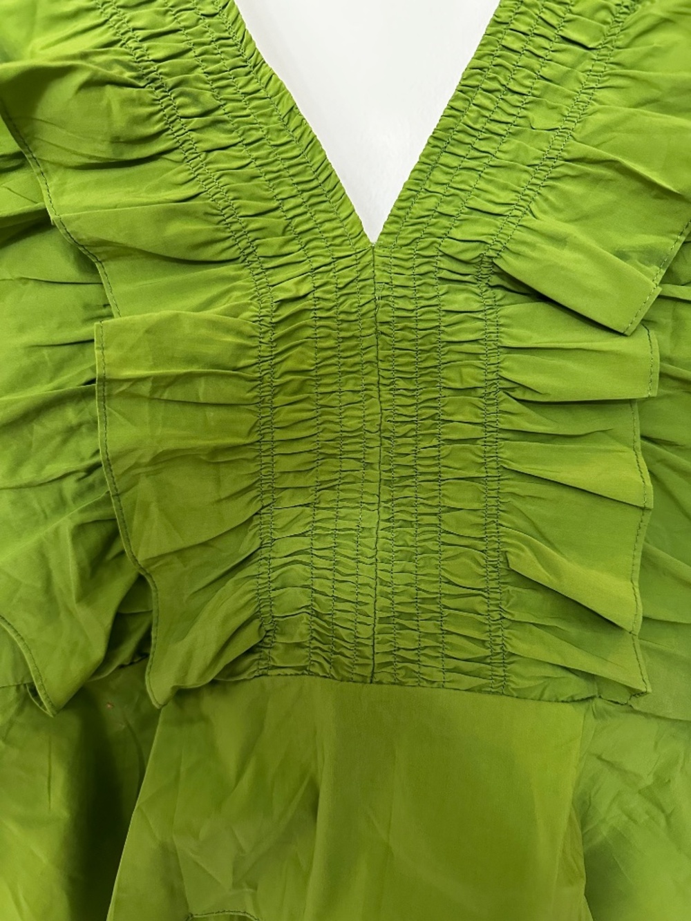 Strut & Bolt Ruffled V Neck Top - Picture 3 of 10